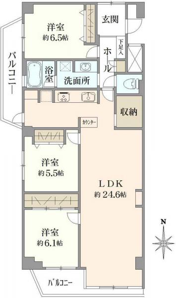 中古マンション 東京都目黒区東山２丁目 東急田園都市線池尻大橋駅 1億5,980万円