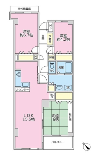 中古マンション 中野区東中野５丁目 東西線落合駅 9,480万円