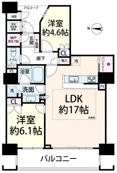 中古マンション 大阪市福島区鷺洲３丁目 阪神本線野田駅 7,280万円