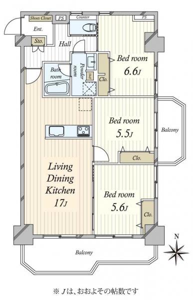 中古マンション 東京都大田区大森北１丁目 JR京浜東北線大森駅 7,980万円