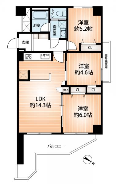 中古マンション 神戸市灘区烏帽子町２丁目 JR東海道本線（米原〜神戸）六甲道駅 2,998万円
