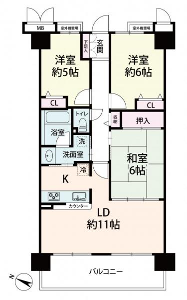 中古マンション 大阪府大阪市西淀川区歌島２丁目4-39 JR東海道本線（米原〜神戸）塚本駅 3,780万円