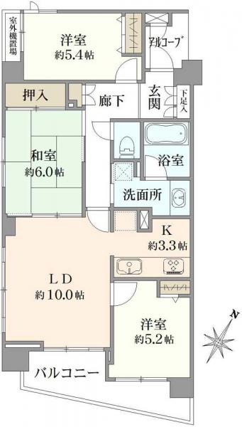中古マンション 東京都福生市加美平２丁目 JR青梅線福生駅 2,670万円