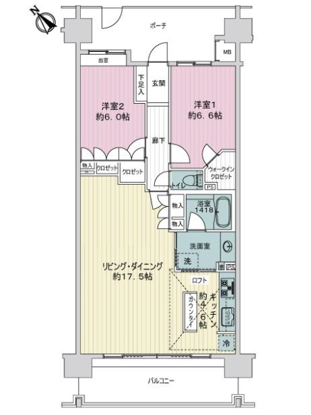 中古マンション 東京都調布市上石原３丁目 京王競馬場線西調布駅 5,980万円