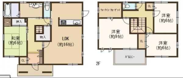 中古戸建 神戸市北区上津台３丁目 神戸電鉄公園都市線フラワータウン駅 3,299万円