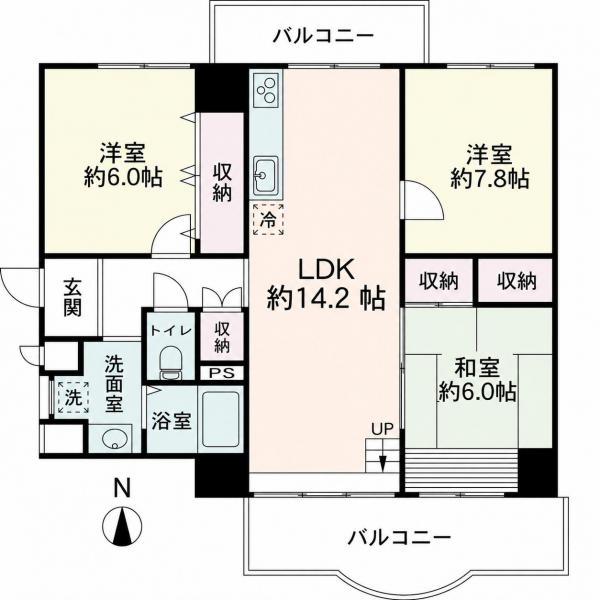 中古マンション 豊中市少路２丁目1-1 大阪モノレール少路駅 2,480万円