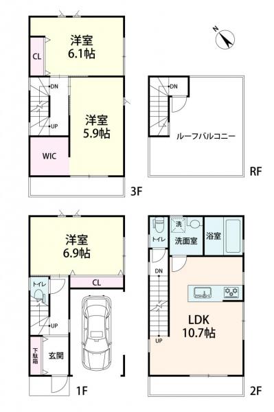 新築戸建 大阪市西淀川区姫島２丁目 阪神本線姫島駅 4,580万円