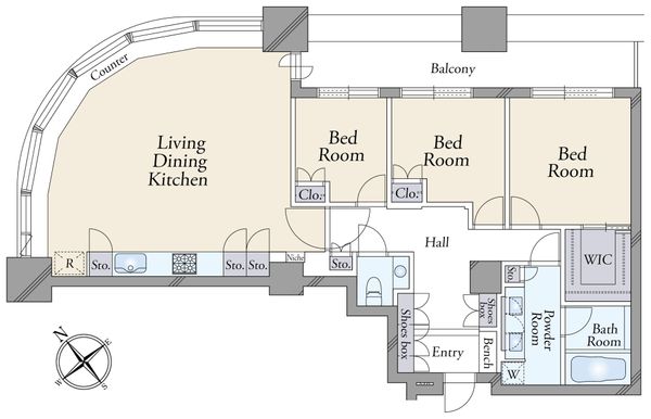中古マンション 東京都港区東新橋１丁目 都営大江戸線汐留駅 5億4,800万円