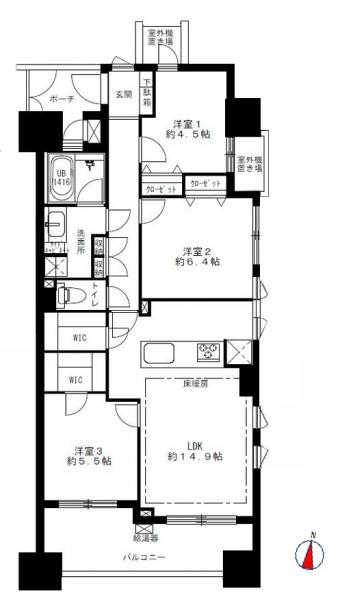 中古マンション 大田区大森北３丁目 京急本線大森海岸駅 9,299万円