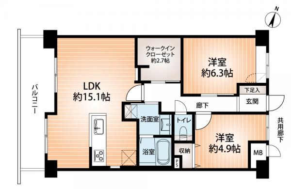 中古マンション 神戸市長田区明泉寺町２丁目 神戸電鉄有馬線長田駅 1,380万円