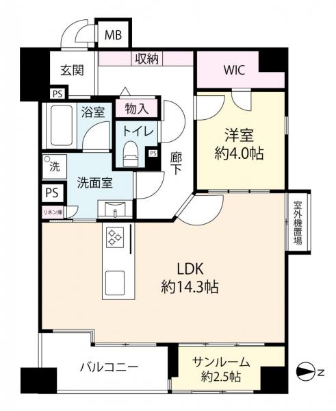 中古マンション 大阪市北区池田町 JR大阪環状線天満駅 4,290万円