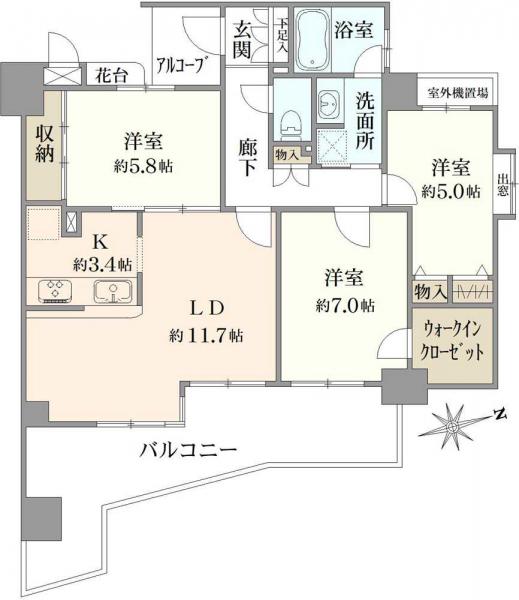 中古マンション 東京都足立区千住３丁目 千代田常磐線北千住駅 7,980万円