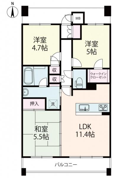 中古マンション 大阪市北区中津２丁目 大阪メトロ御堂筋線中津駅 6,380万円