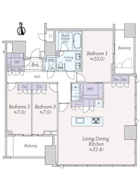 中古マンション 東京都港区三田２丁目 都営大江戸線赤羽橋駅 6億2,800万円