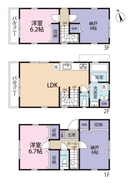 中古戸建 江戸川区大杉１丁目 都営新宿線一之江駅 4,880万円