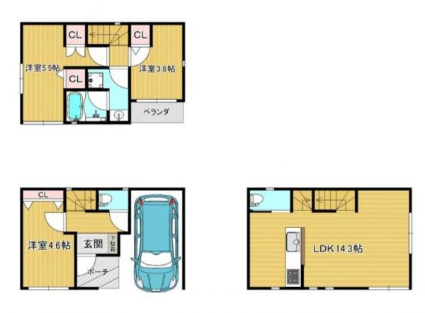 中古戸建 荒川区西尾久６丁目 都電荒川線荒川遊園地前駅 5,480万円