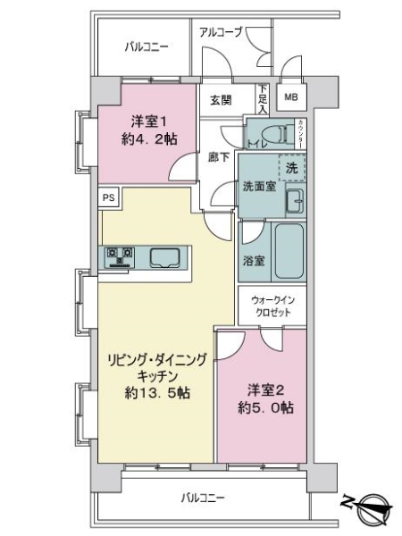中古マンション 東京都調布市布田３丁目 京王競馬場線調布駅 5,990万円
