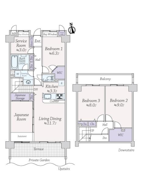 中古マンション 東京都西東京市柳沢2丁目 西武西武園線西武柳沢駅 6,280万円