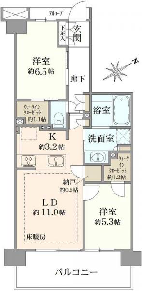中古マンション 千葉県市川市鬼高３丁目 JR中央・総武線下総中山駅 6,880万円