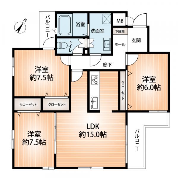 中古マンション 神戸市東灘区住吉東町２丁目 JR東海道本線（米原〜神戸）住吉駅 3,480万円