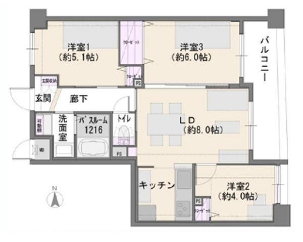 中古マンション 足立区西綾瀬３丁目 東武伊勢崎線五反野駅 4,280万円