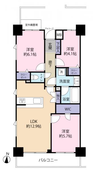 中古マンション 三鷹市下連雀３丁目 JR中央線三鷹駅 6,490万円