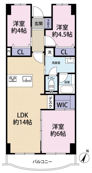 中古マンション 足立区千住関屋町 千代田常磐線北千住駅 4,399万円