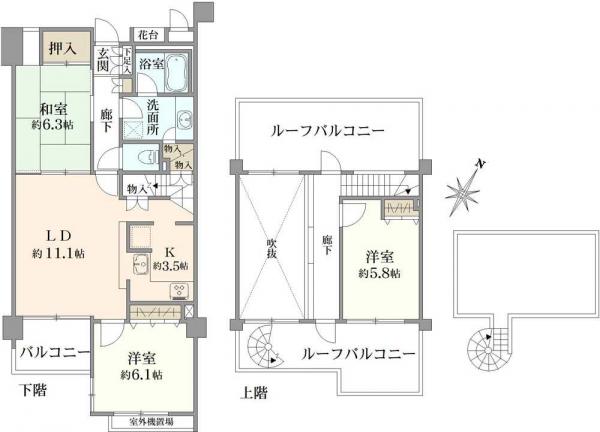 中古マンション 東京都板橋区前野町３丁目 東武東上線ときわ台駅 5,999万円