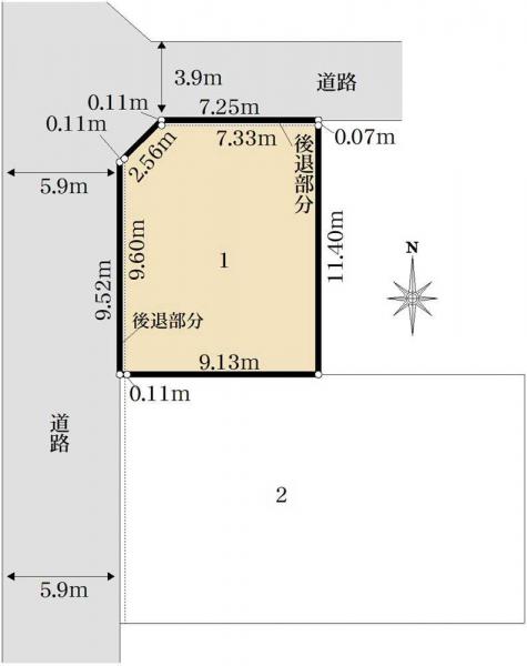土地 東京都板橋区常盤台２丁目 東武東上線ときわ台駅 9,800万円