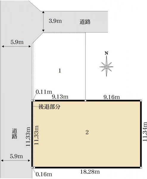 土地 東京都板橋区常盤台２丁目 東武東上線ときわ台駅 1億6,800万円