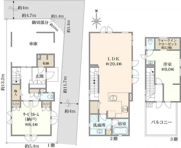 中古戸建 東京都練馬区練馬４丁目 西武豊島線豊島園駅 1億980万円
