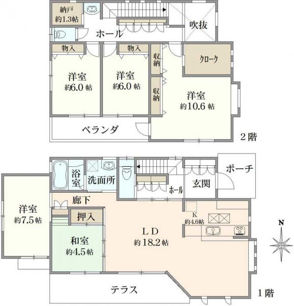 中古戸建 東京都練馬区貫井４丁目 西武豊島線富士見台駅 1億2,980万円