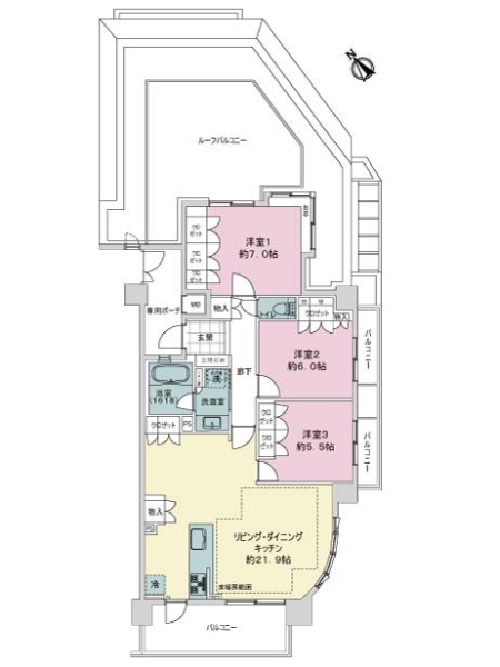 中古マンション 東京都北区浮間３丁目 JR埼京線北赤羽駅 8,990万円