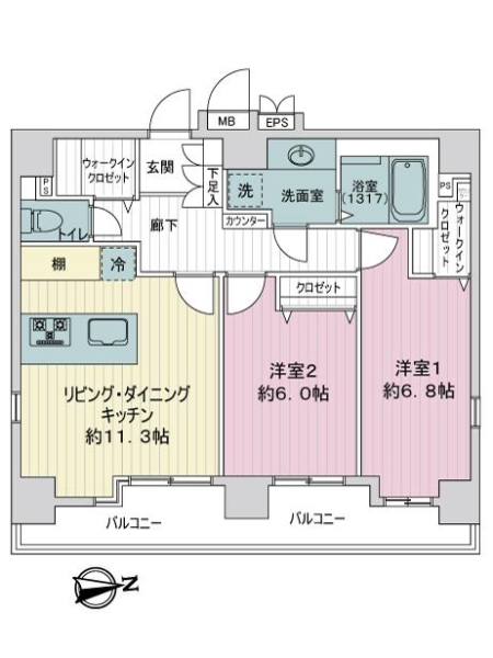 中古マンション 東京都北区東田端２丁目 JR山手線田端駅 7,580万円