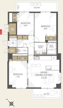 中古マンション 八王子市並木町 JR中央線西八王子駅 3,590万円
