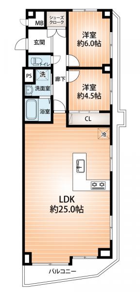 中古マンション 神戸市須磨区須磨浦通２丁目 山陽電鉄本線須磨寺駅 2,650万円