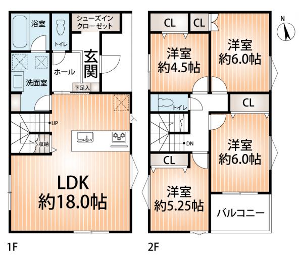 新築戸建 明石市太寺大野町 山陽電鉄本線大蔵谷駅 4,980万円