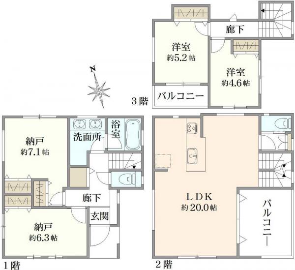 中古戸建 東京都葛飾区金町３丁目 千代田常磐線金町駅 9,000万円