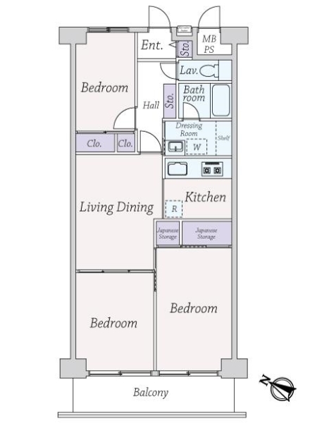 中古マンション 東京都江東区塩浜２丁目 東西線木場駅 5,680万円