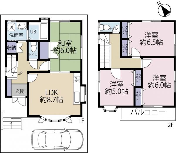 中古戸建 江戸川区西一之江３丁目 都営新宿線一之江駅 4,380万円