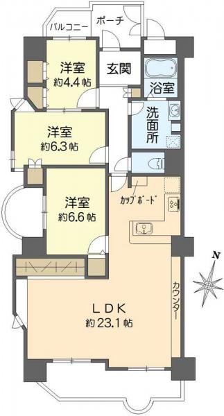 中古マンション 大阪府大阪市東成区東中本３丁目 大阪メトロ中央線緑橋駅 4,980万円