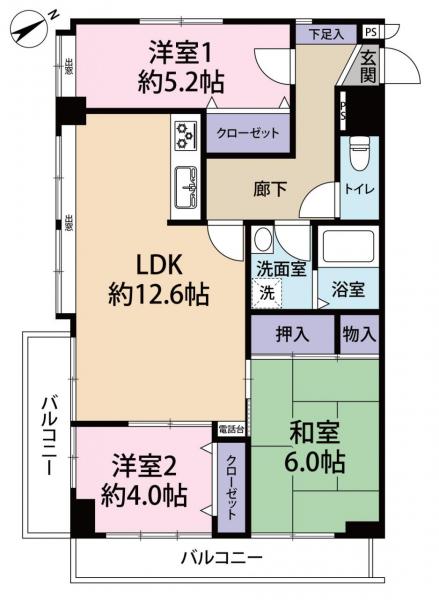 中古マンション 青梅市住江町 JR青梅線青梅駅 1,800万円