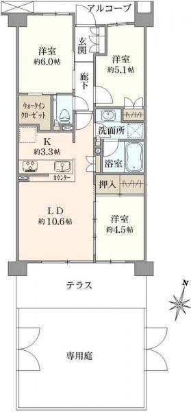 中古マンション 東京都調布市布田６丁目 京王競馬場線調布駅 8,480万円