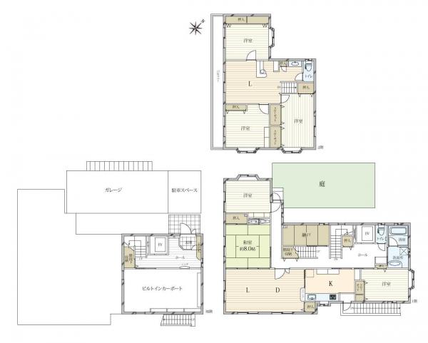 中古戸建 東京都調布市東つつじケ丘２丁目 京王競馬場線つつじヶ丘駅 2億4,800万円
