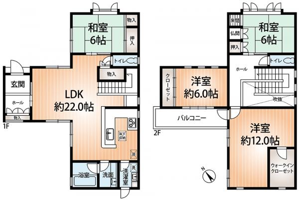 中古戸建 神戸市須磨区北落合６丁目 神戸市営地下鉄西神山手線名谷駅 3,680万円