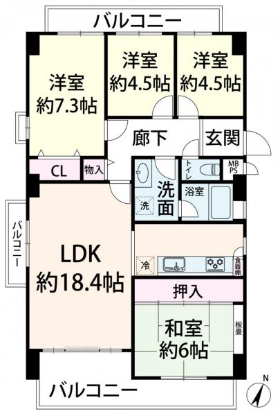 中古マンション 芦屋市朝日ケ丘町 阪急神戸線芦屋川駅 2,280万円