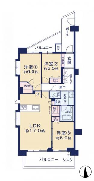 中古マンション 世田谷区下馬１丁目 東急東横線祐天寺駅 1億5,980万円