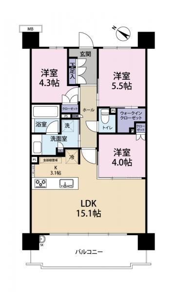 中古マンション 八王子市東浅川町 京王高尾線狭間駅 5,990万円