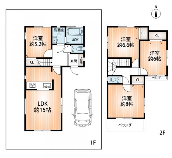 中古戸建 神戸市長田区滝谷町３丁目 神戸電鉄有馬線丸山駅 2,480万円