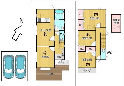 中古戸建 神戸市東灘区森北町７丁目 JR東海道本線（米原〜神戸）甲南山手駅 4,280万円